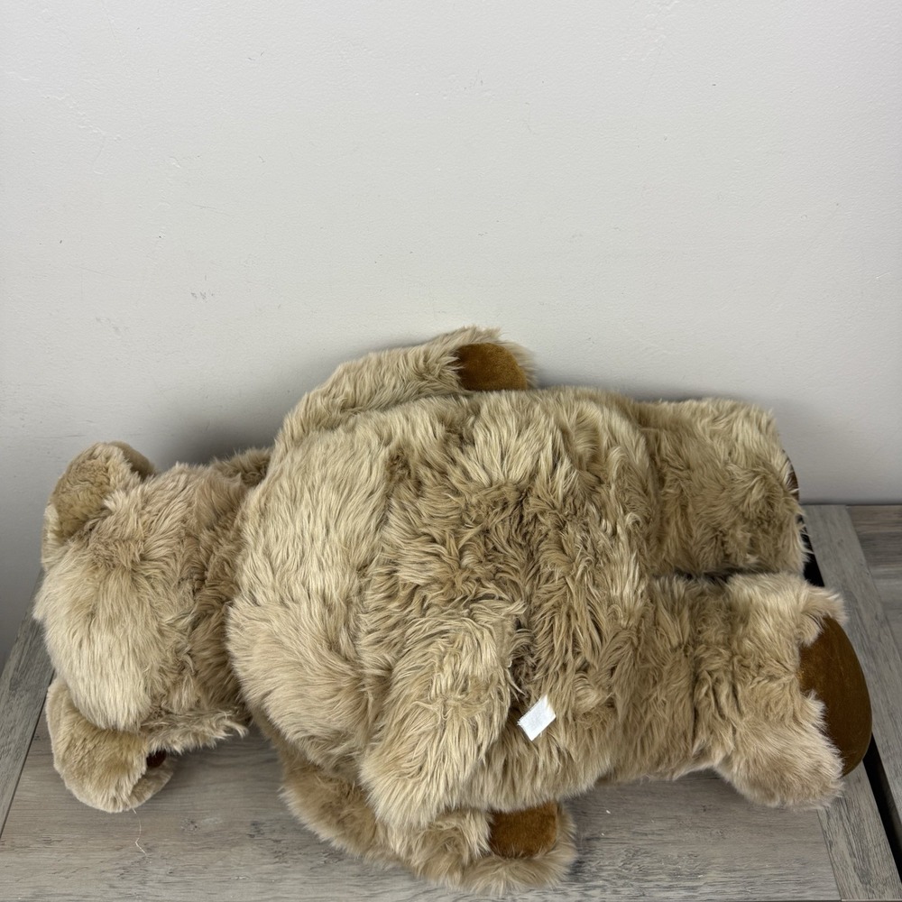 Toys R Us Commonwealth Dog Large Plush Wags Soft  Brown 27" Stuffed Toy VTG 90s - Picture 7 of 12